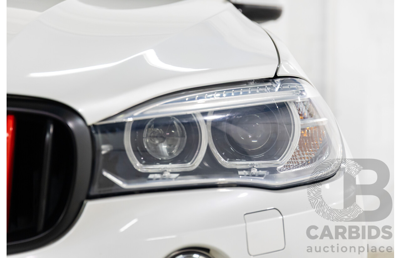 05/2015 BMW X5 xDrive40d M Sport (AWD) F15 MY15 4d Wagon Mineral White Metallic Twin Turbo Diesel 3.0L