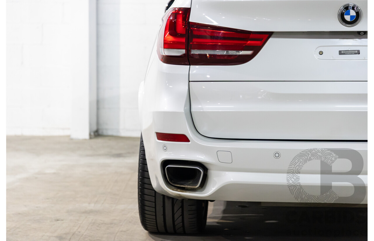 05/2015 BMW X5 xDrive40d M Sport (AWD) F15 MY15 4d Wagon Mineral White Metallic Twin Turbo Diesel 3.0L