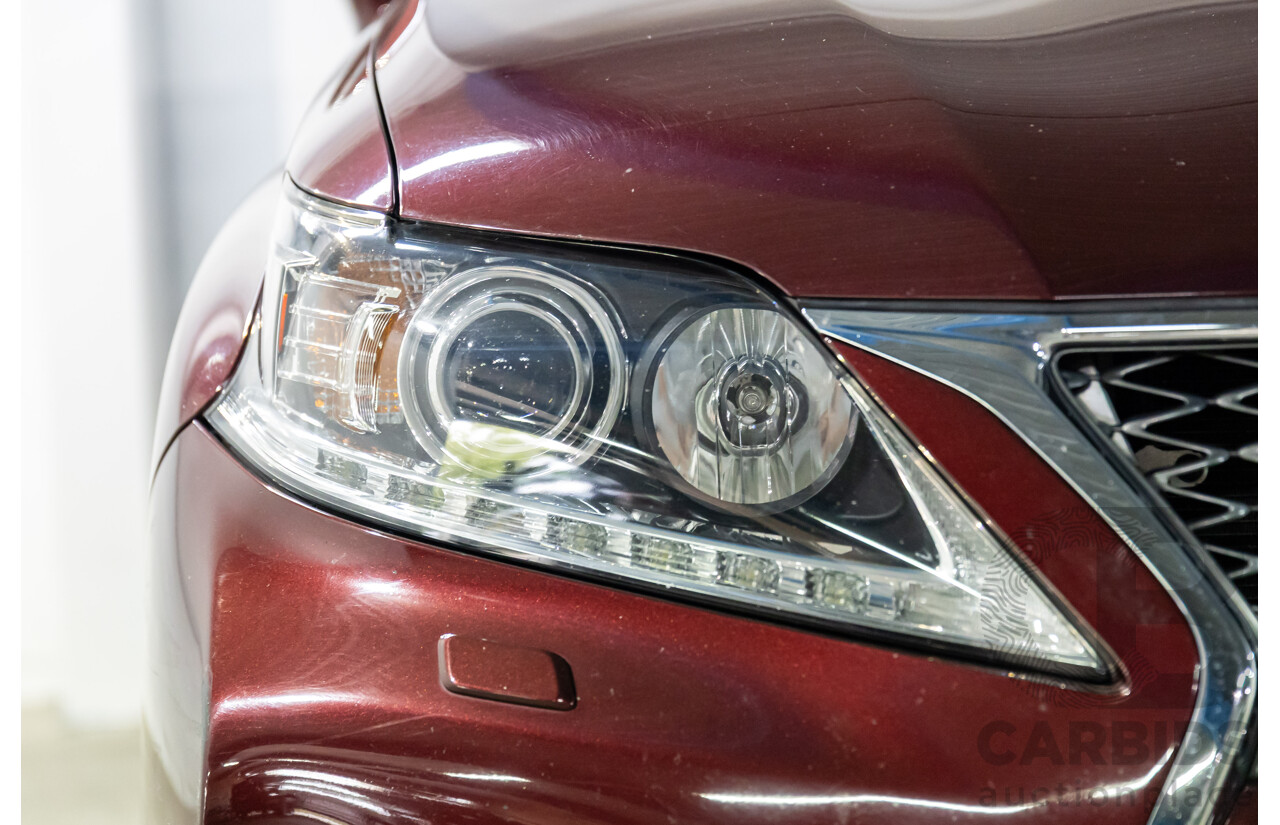 1/2014 Lexus RX350 F-Sport GGL15R MY12 4d Wagon Fire Agate Red Pearl V6 3.5L