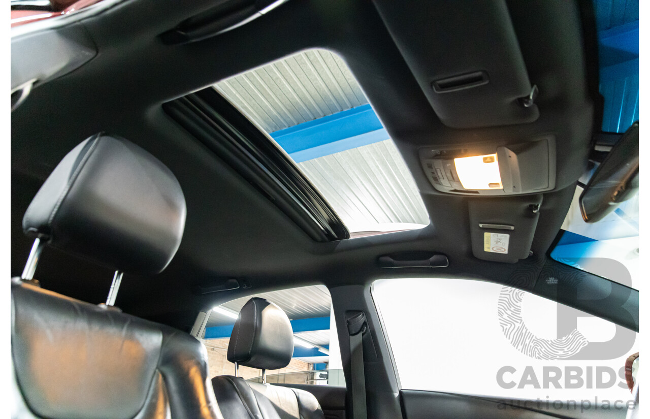 1/2014 Lexus RX350 F-Sport GGL15R MY12 4d Wagon Fire Agate Red Pearl V6 3.5L