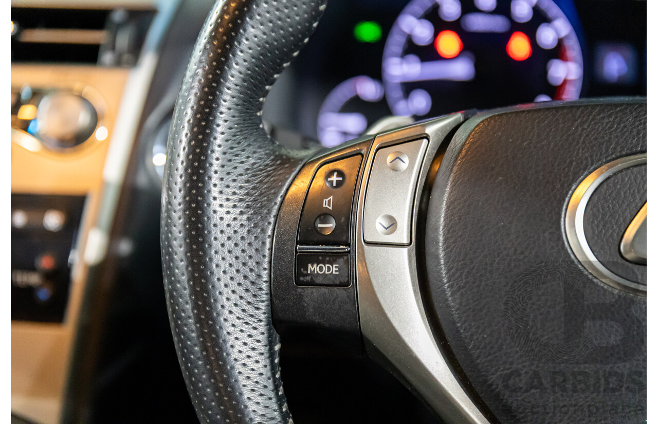 1/2014 Lexus RX350 F-Sport GGL15R MY12 4d Wagon Fire Agate Red Pearl V6 3.5L