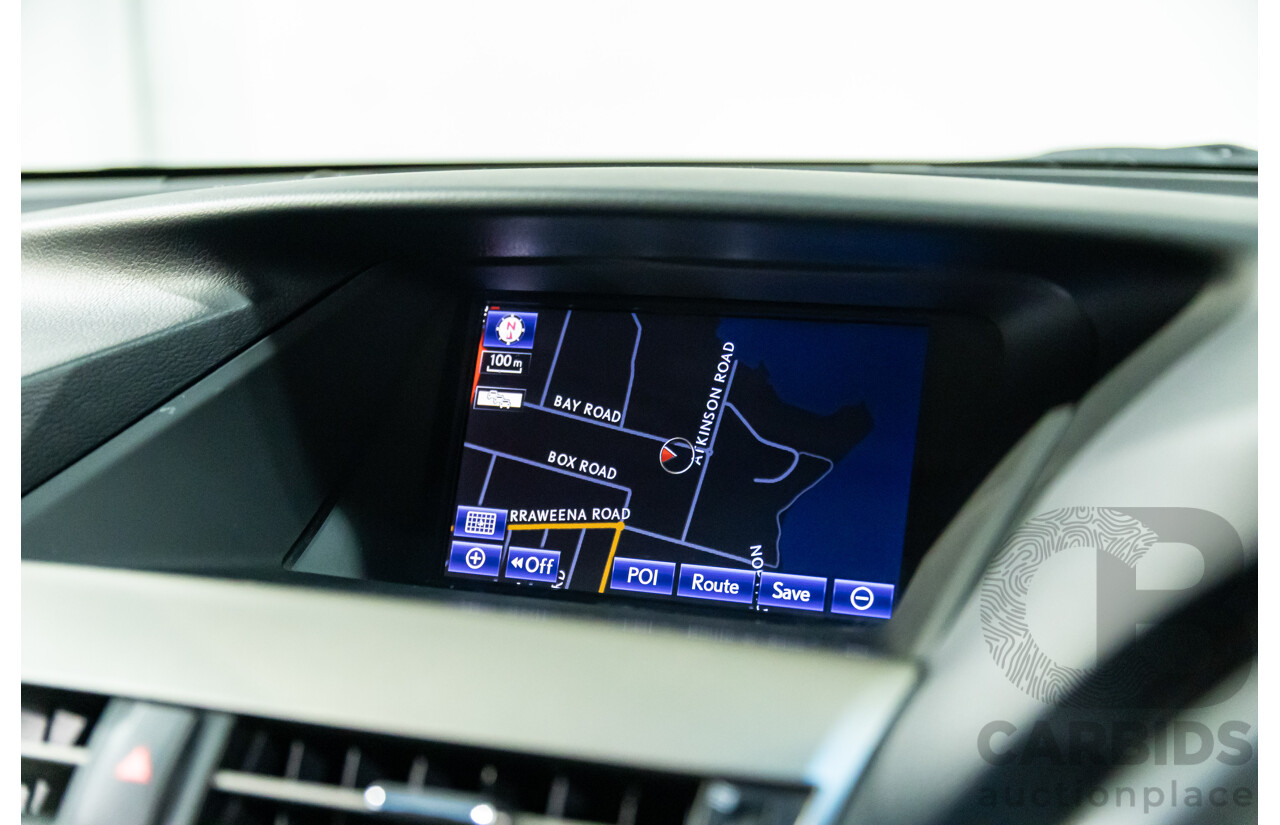 1/2014 Lexus RX350 F-Sport GGL15R MY12 4d Wagon Fire Agate Red Pearl V6 3.5L