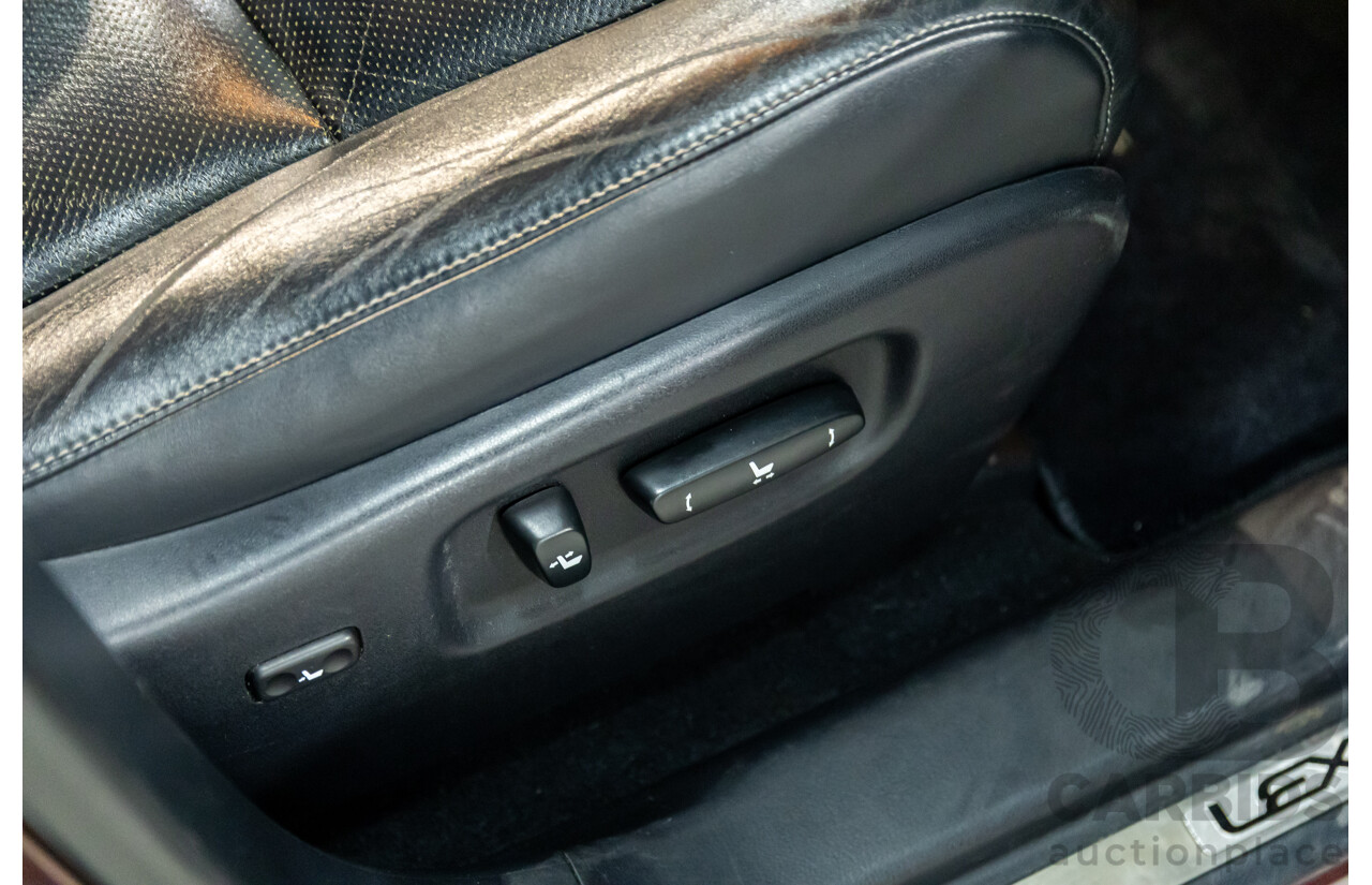 1/2014 Lexus RX350 F-Sport GGL15R MY12 4d Wagon Fire Agate Red Pearl V6 3.5L