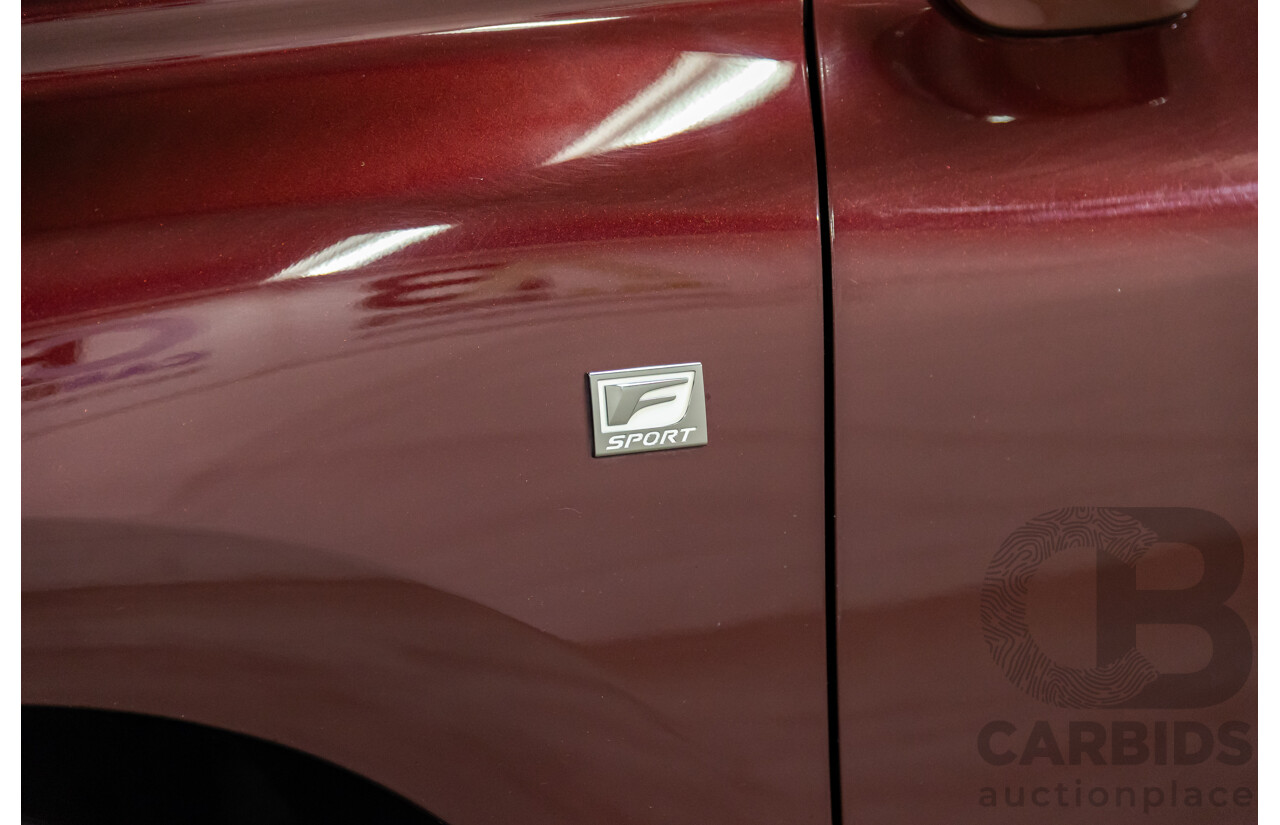 1/2014 Lexus RX350 F-Sport GGL15R MY12 4d Wagon Fire Agate Red Pearl V6 3.5L