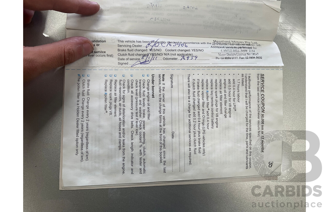 4/2008 Holden Commodore SV6 VE MY08 4d Sedan Silver V6 3.6L