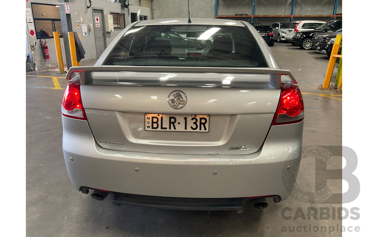 4/2008 Holden Commodore SV6 VE MY08 4d Sedan Silver V6 3.6L