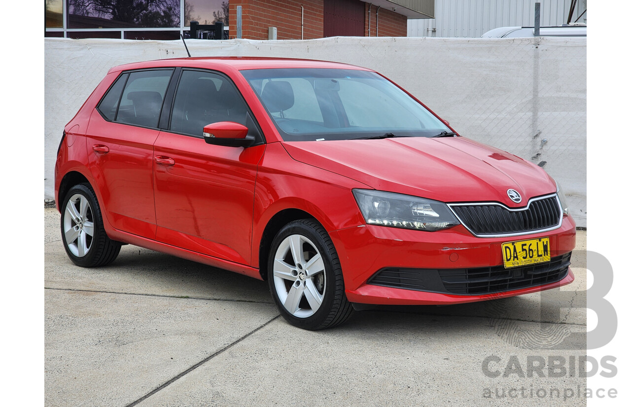 10/2015 Skoda Fabia 66 TSI NJ 5d Hatchback Red 1.2L