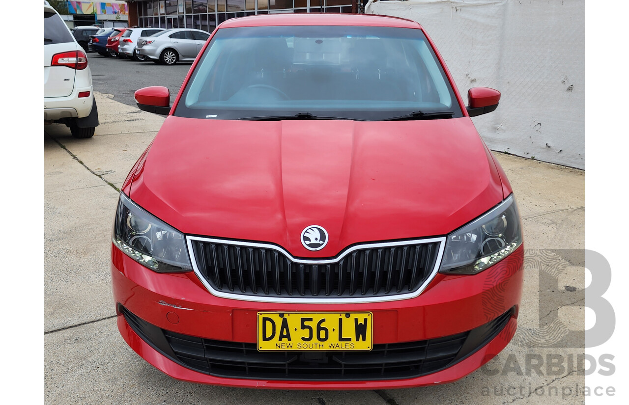 10/2015 Skoda Fabia 66 TSI NJ 5d Hatchback Red 1.2L
