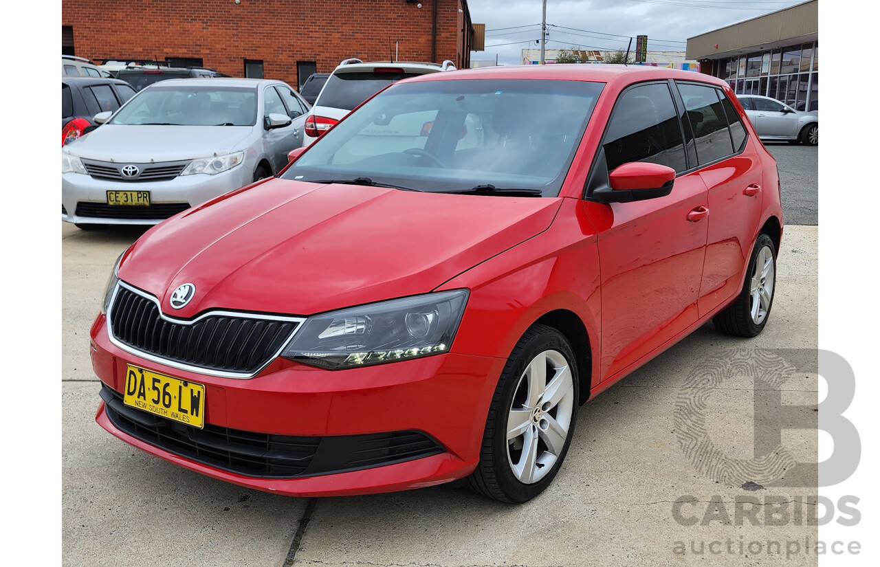 10/2015 Skoda Fabia 66 TSI NJ 5d Hatchback Red 1.2L