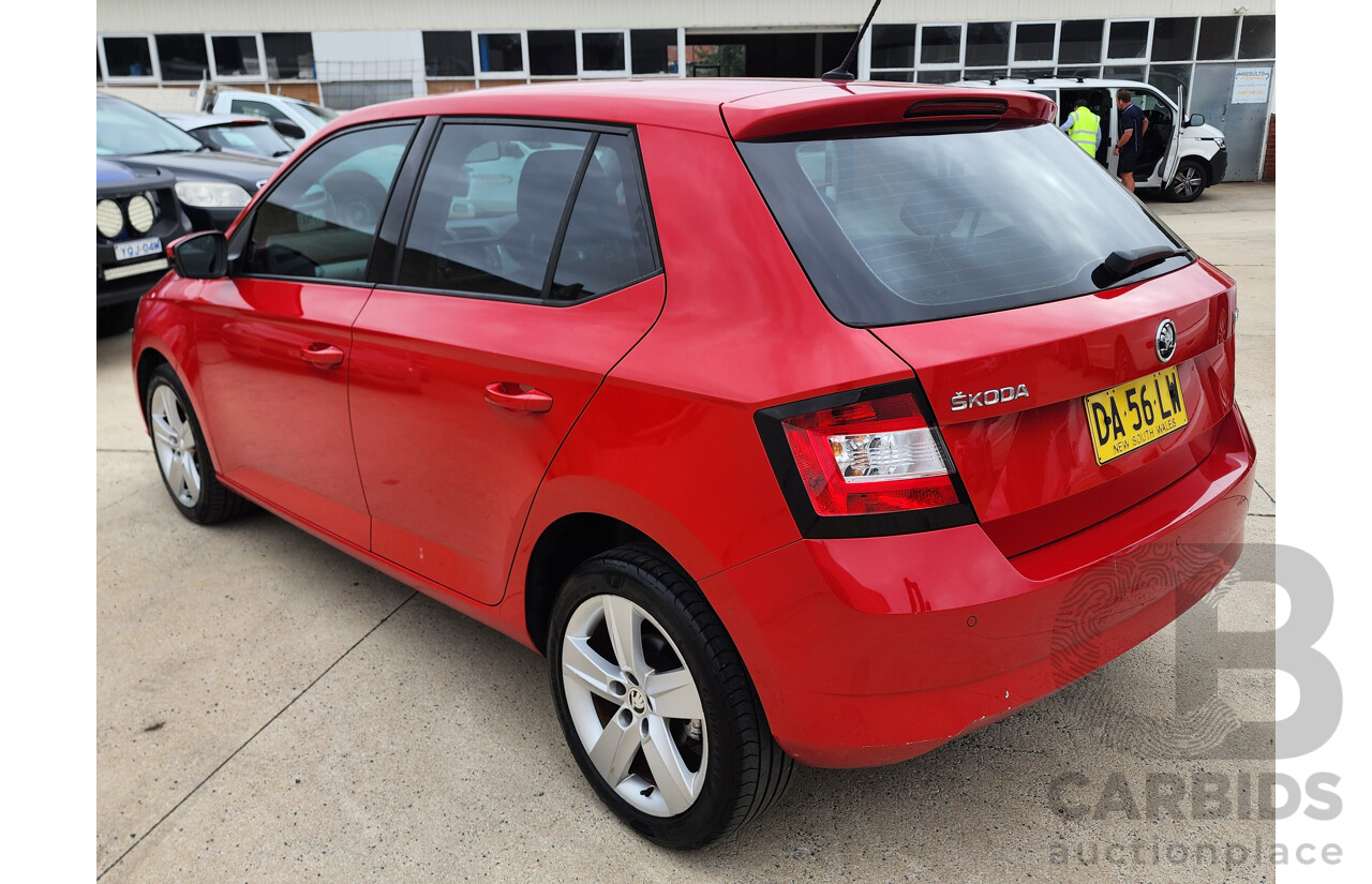 10/2015 Skoda Fabia 66 TSI NJ 5d Hatchback Red 1.2L