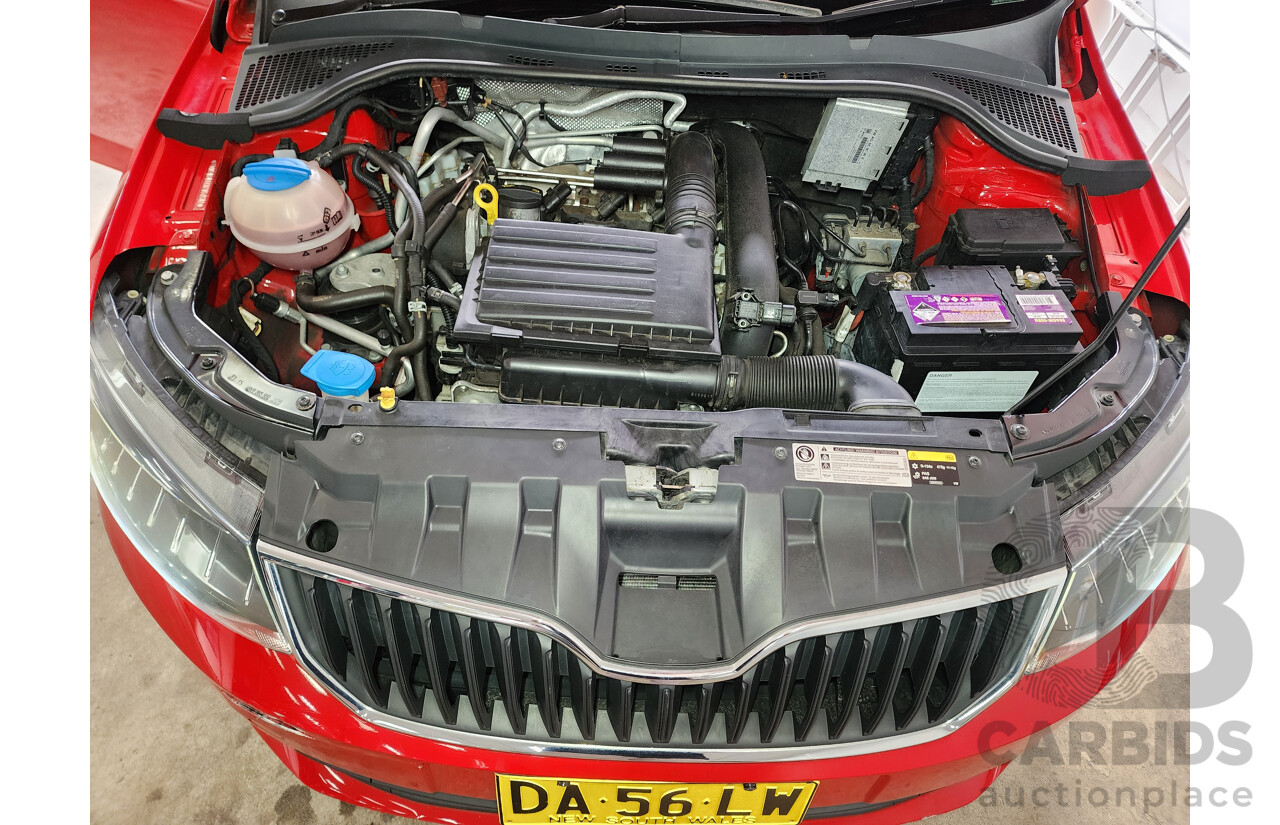 10/2015 Skoda Fabia 66 TSI NJ 5d Hatchback Red 1.2L