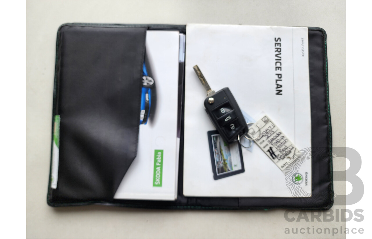 10/2015 Skoda Fabia 66 TSI NJ 5d Hatchback Red 1.2L