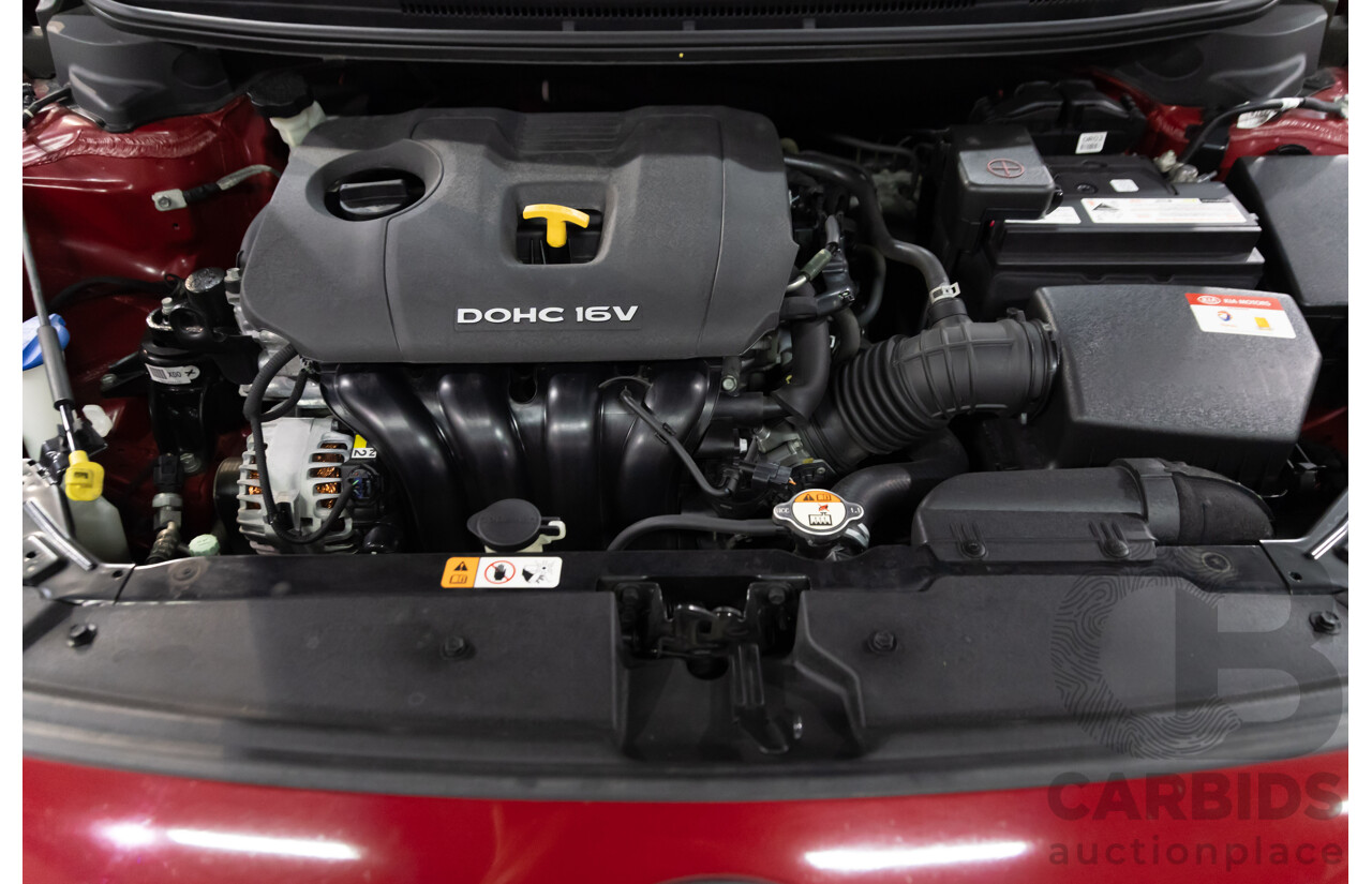 02/2017 Kia Cerato S Premium (FWD) YD MY17 4d Sedan Temptation Red 2.0L