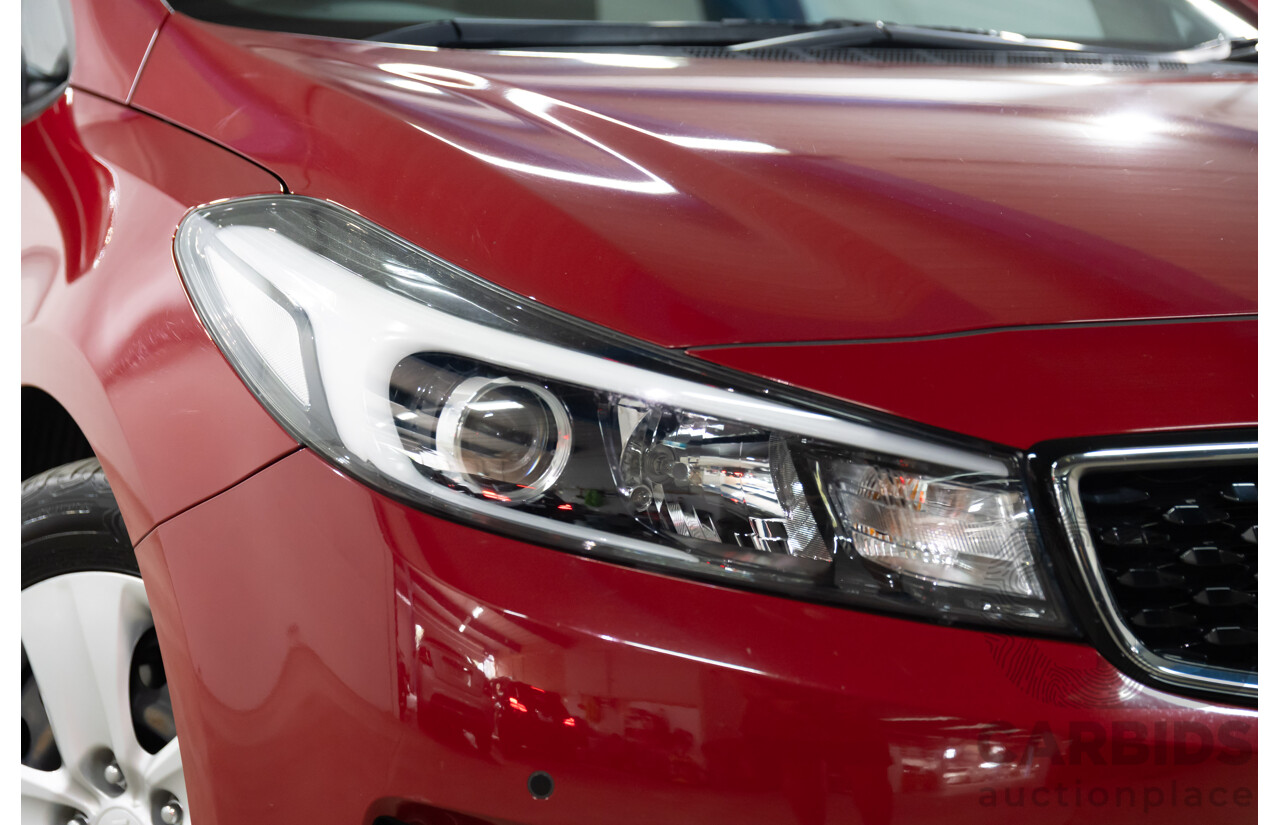 02/2017 Kia Cerato S Premium (FWD) YD MY17 4d Sedan Temptation Red 2.0L