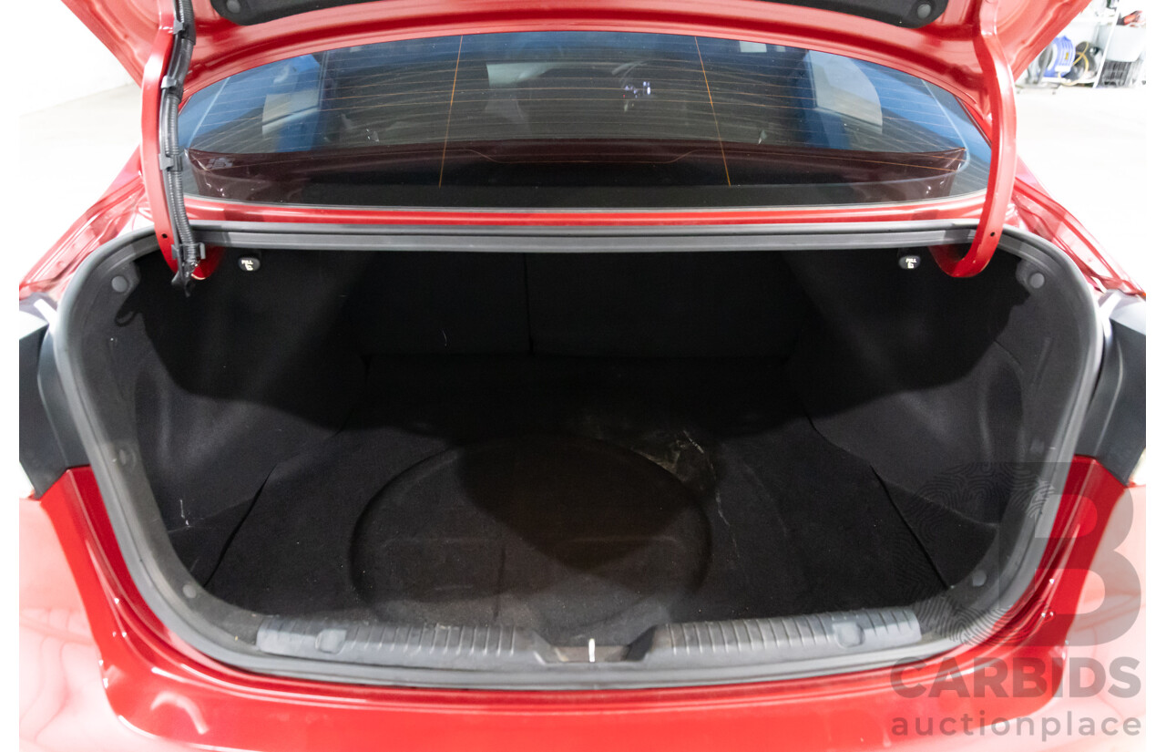 02/2017 Kia Cerato S Premium (FWD) YD MY17 4d Sedan Temptation Red 2.0L