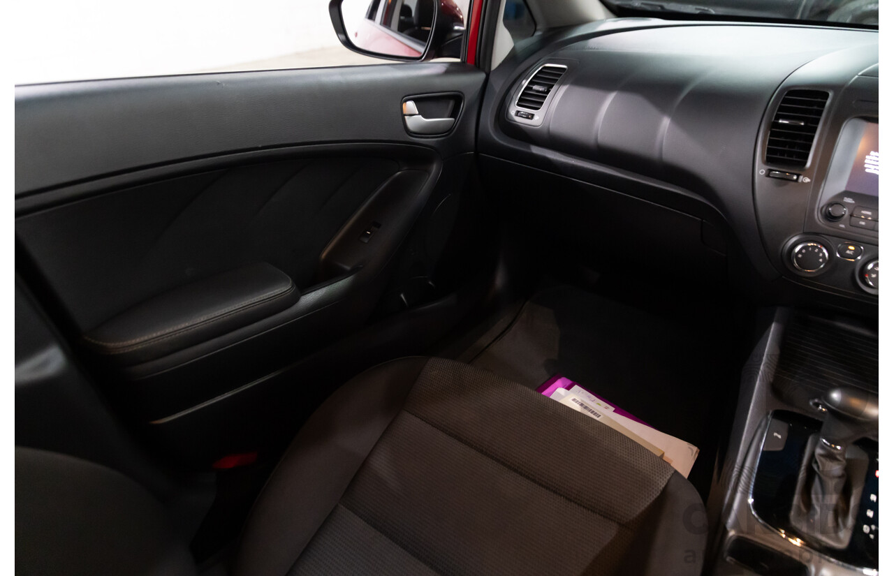 02/2017 Kia Cerato S Premium (FWD) YD MY17 4d Sedan Temptation Red 2.0L