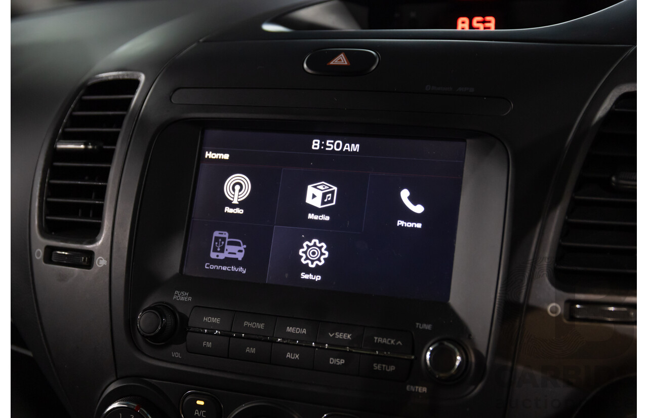 02/2017 Kia Cerato S Premium (FWD) YD MY17 4d Sedan Temptation Red 2.0L