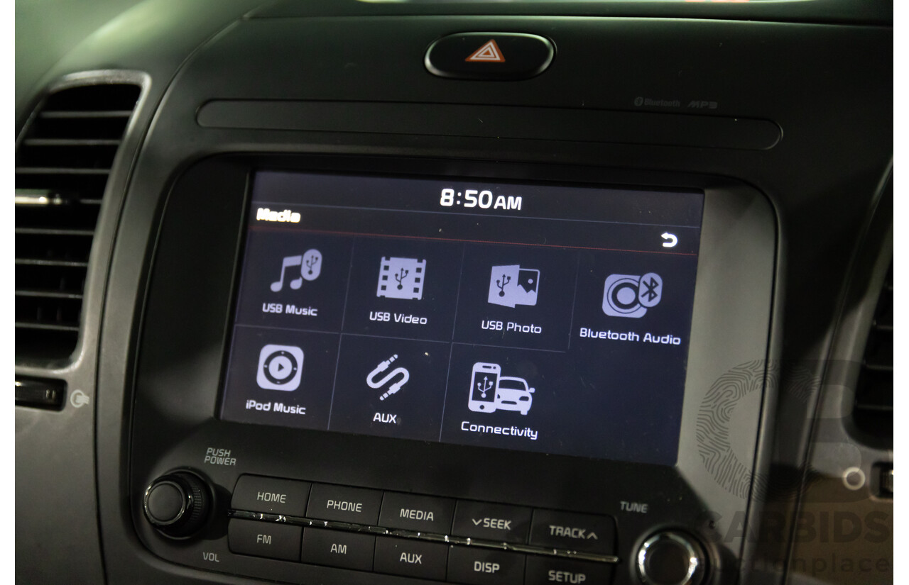 02/2017 Kia Cerato S Premium (FWD) YD MY17 4d Sedan Temptation Red 2.0L