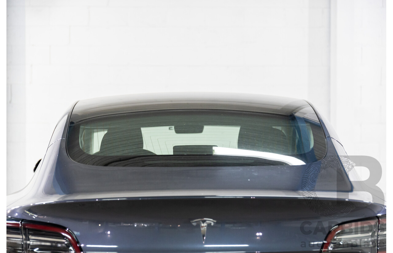 05/2020 Tesla Model 3 E1RB Standard Range (RWD) MY20 5D Sedan Midnight Silver Metallic Electric EV - 190kW