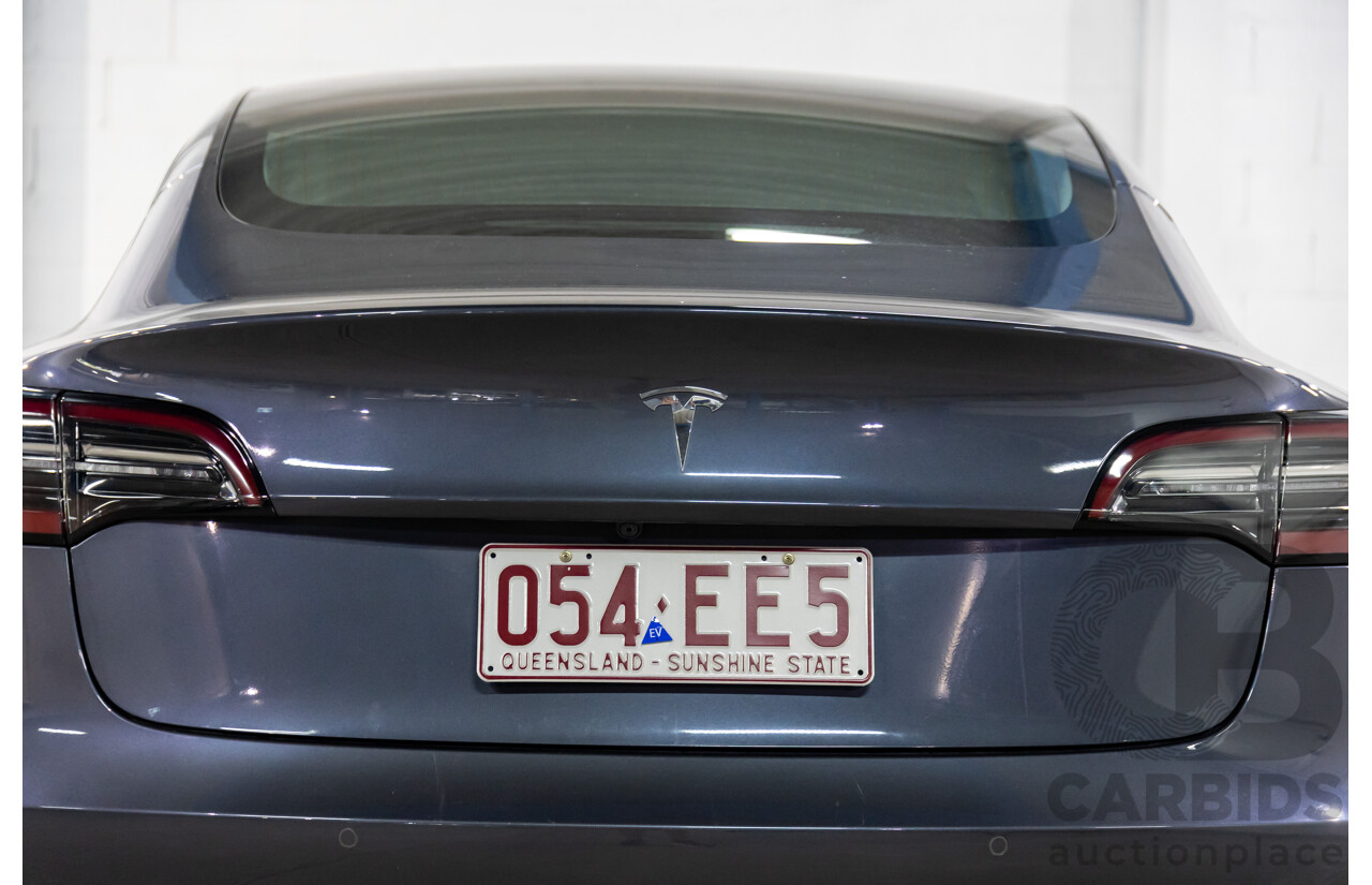 05/2020 Tesla Model 3 E1RB Standard Range (RWD) MY20 5D Sedan Midnight Silver Metallic Electric EV - 190kW
