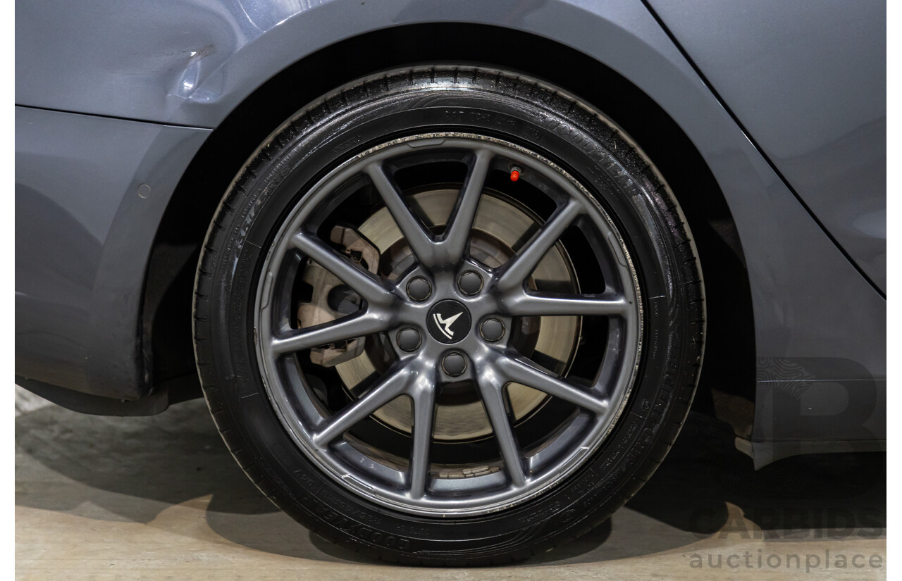 05/2020 Tesla Model 3 E1RB Standard Range (RWD) MY20 5D Sedan Midnight Silver Metallic Electric EV - 190kW