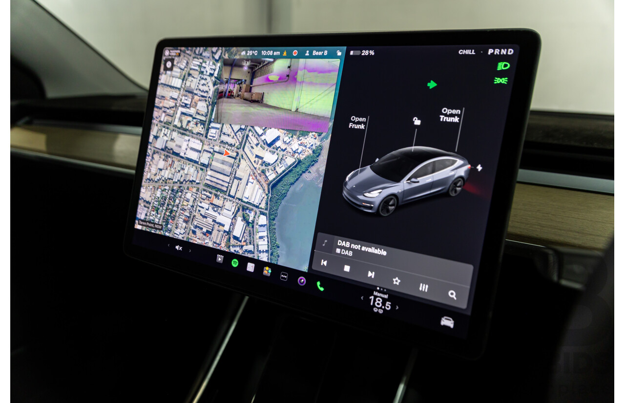 05/2020 Tesla Model 3 E1RB Standard Range (RWD) MY20 5D Sedan Midnight Silver Metallic Electric EV - 190kW