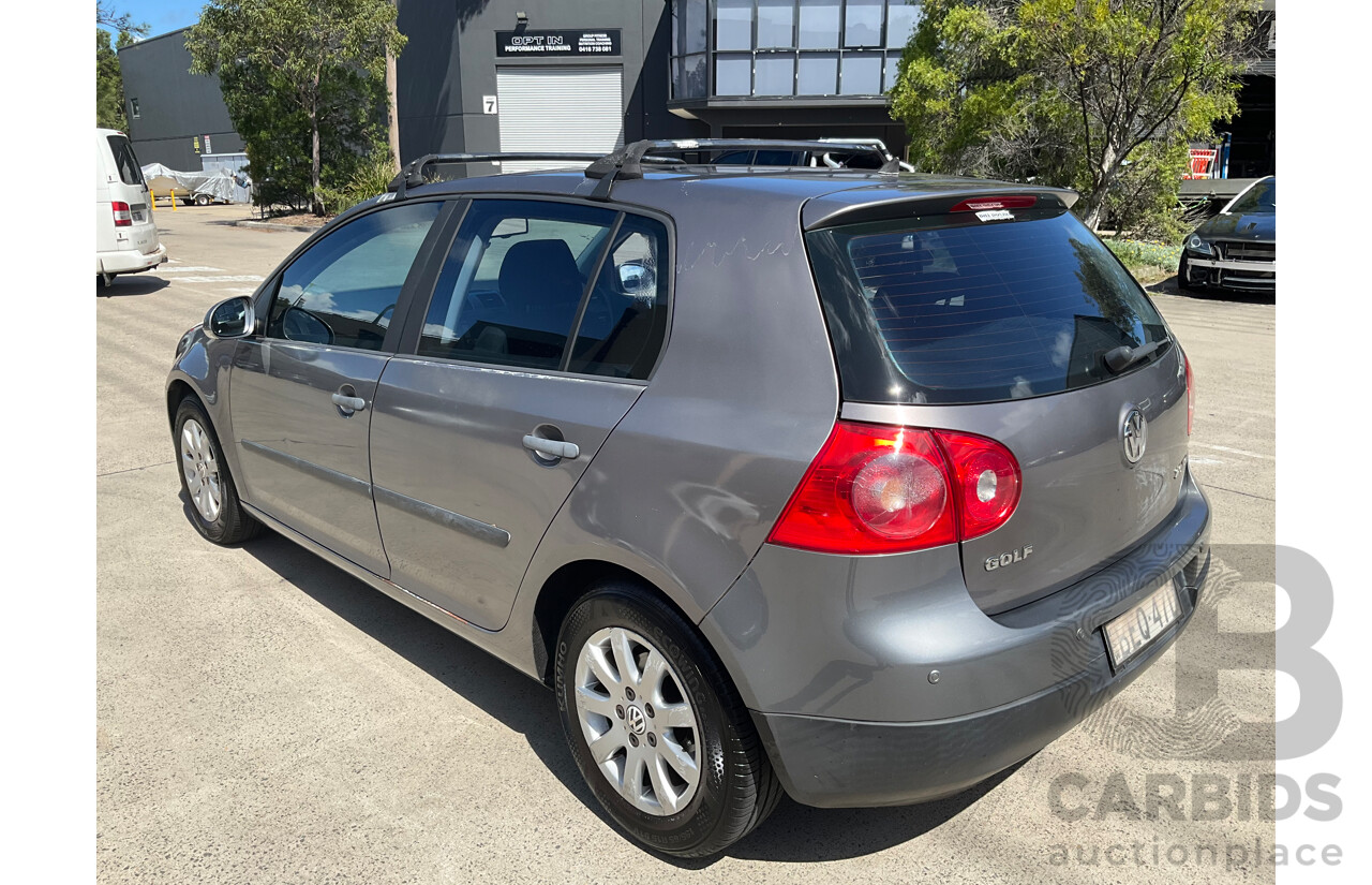 11/2007 Volkswagen Golf 2.0 FSI Comfortline 1K MY08 UPGRADE 5d Hatchback Grey 2.0L