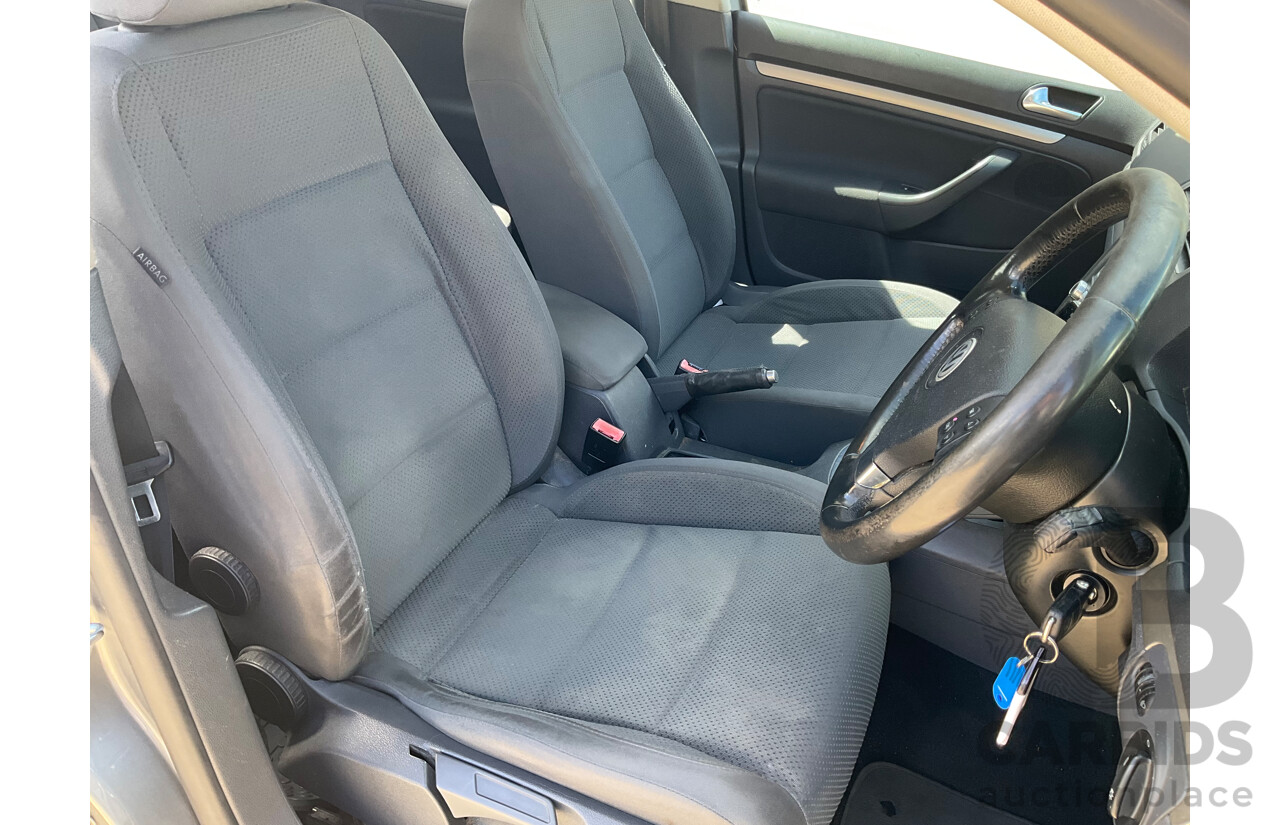 11/2007 Volkswagen Golf 2.0 FSI Comfortline 1K MY08 UPGRADE 5d Hatchback Grey 2.0L