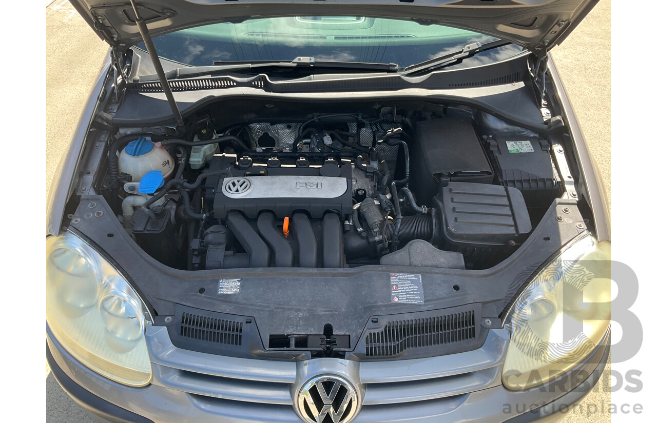 11/2007 Volkswagen Golf 2.0 FSI Comfortline 1K MY08 UPGRADE 5d Hatchback Grey 2.0L