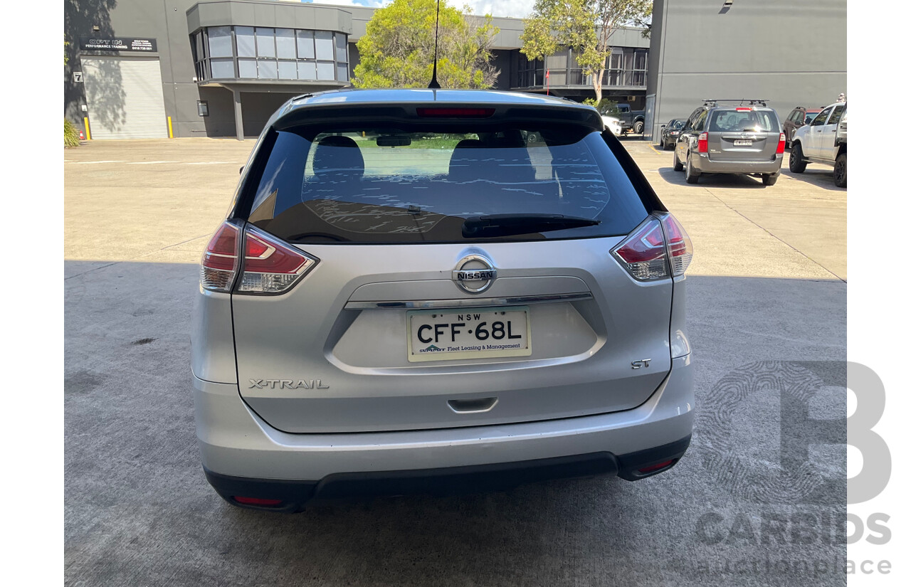 5/2015 Nissan X-Trail ST (FWD) T32 4d Wagon Silver 2.5L