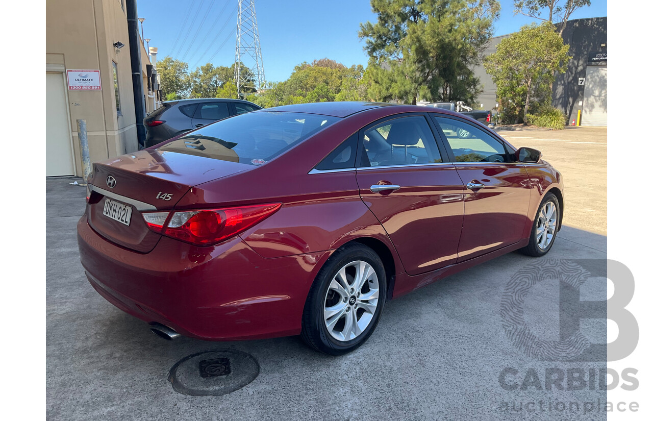 11/2011 Hyundai i45 Elite YF MY11 4d Sedan Red 2.4L