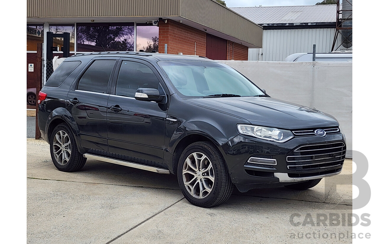 10/2012 Ford Territory Titanium (rwd) SZ 4d Wagon Black 2.7L