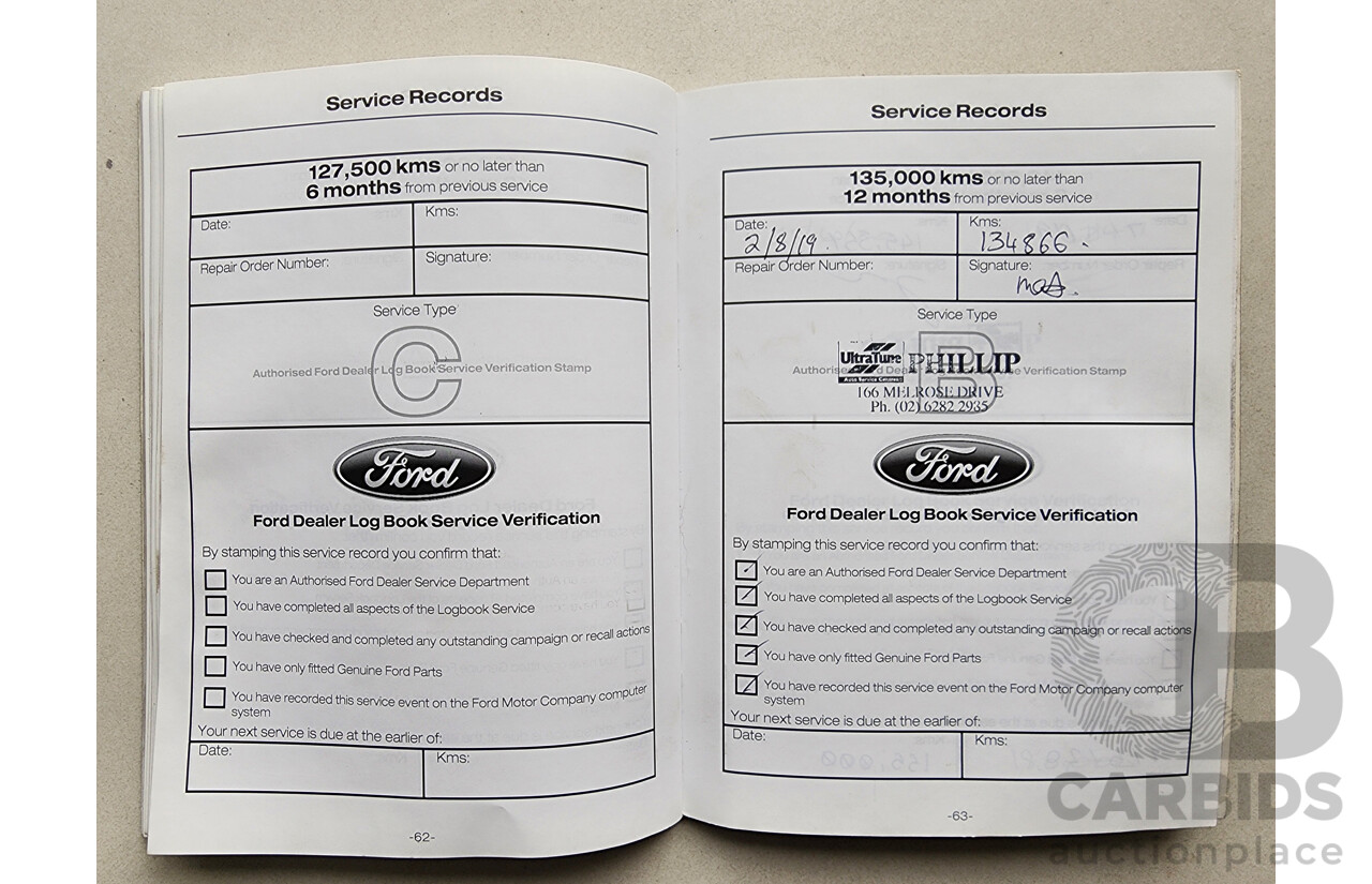 10/2012 Ford Territory Titanium (rwd) SZ 4d Wagon Black 2.7L