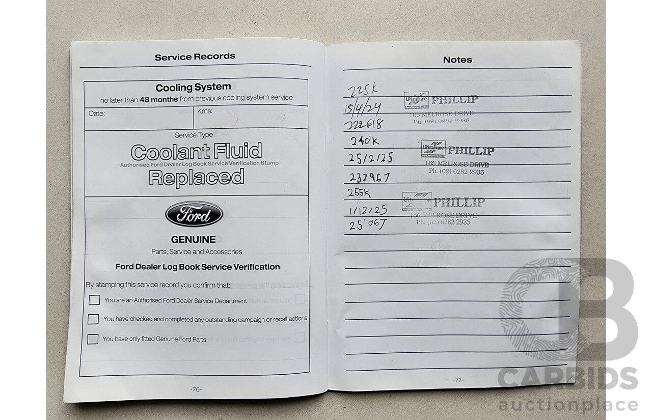 10/2012 Ford Territory Titanium (rwd) SZ 4d Wagon Black 2.7L