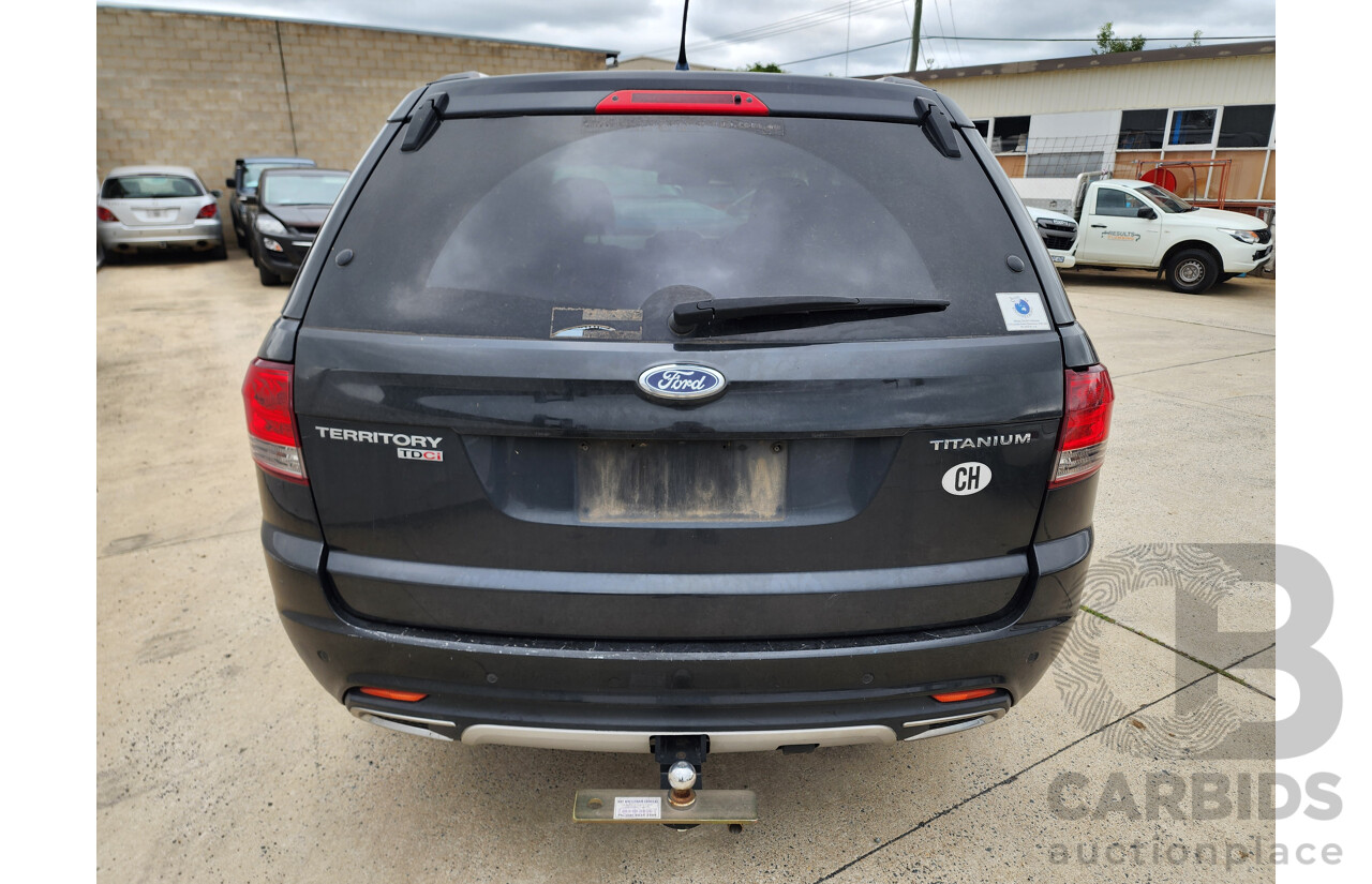 10/2012 Ford Territory Titanium (rwd) SZ 4d Wagon Black 2.7L