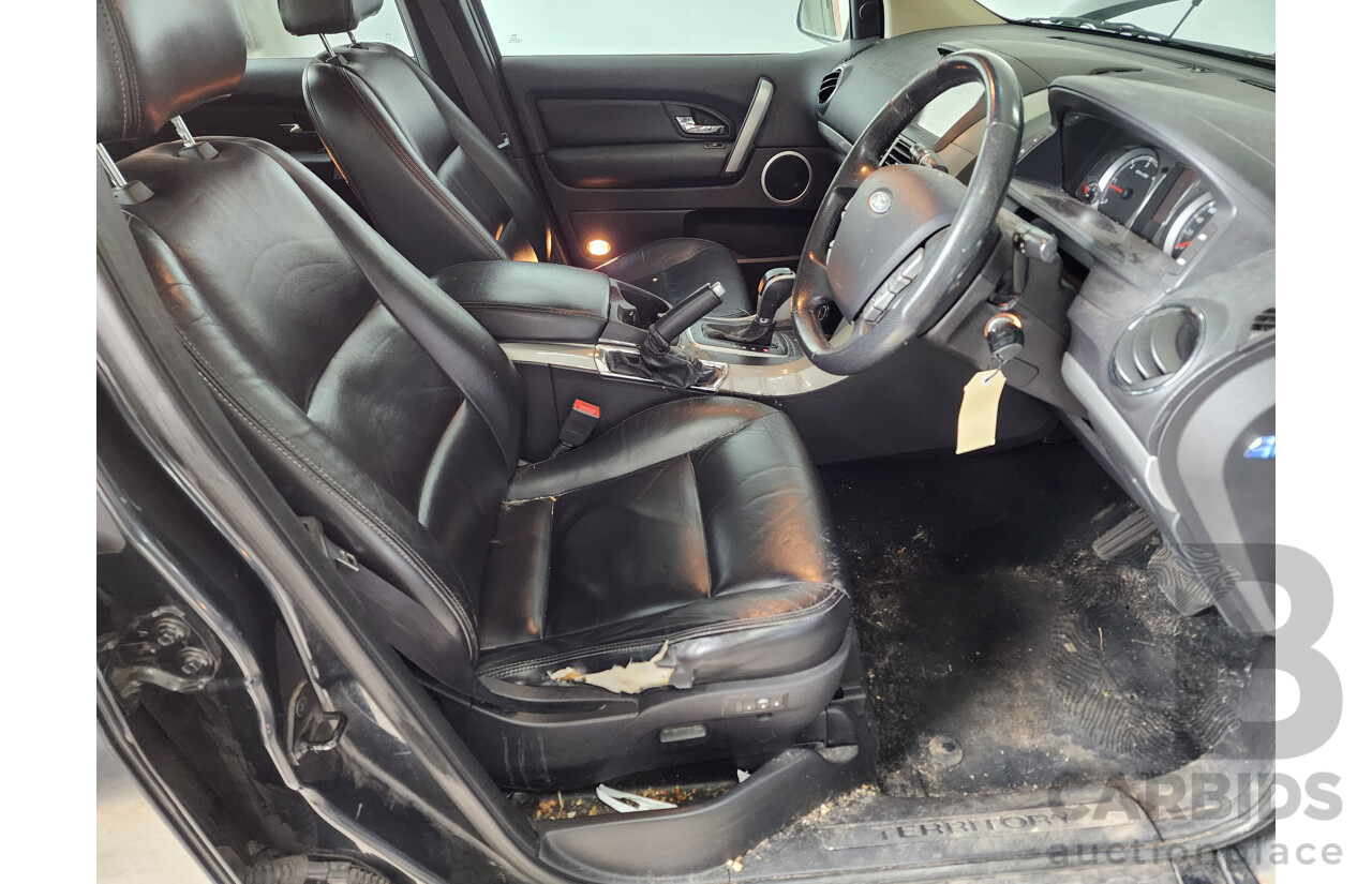 10/2012 Ford Territory Titanium (rwd) SZ 4d Wagon Black 2.7L