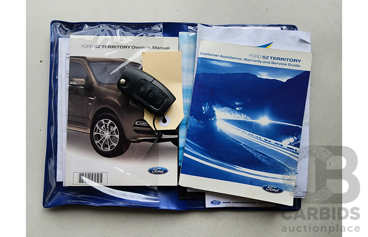 10/2012 Ford Territory Titanium (rwd) SZ 4d Wagon Black 2.7L