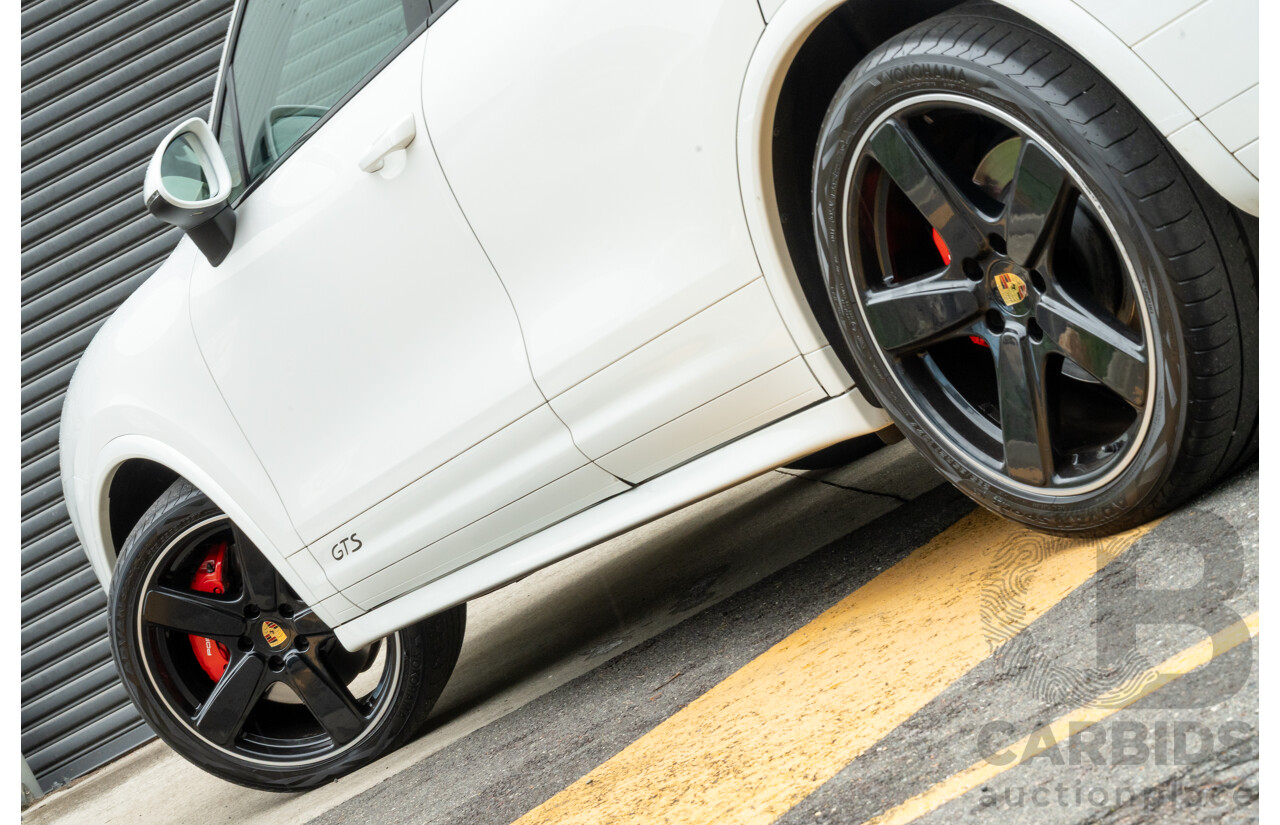 1/2018 Porsche Cayenne GTS (AWD) Series 2 MY18 4d Wagon Carrara White Twin Turbo V6 3.6L