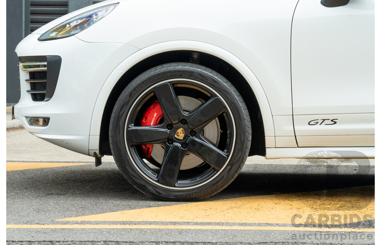 1/2018 Porsche Cayenne GTS (AWD) Series 2 MY18 4d Wagon Carrara White Twin Turbo V6 3.6L