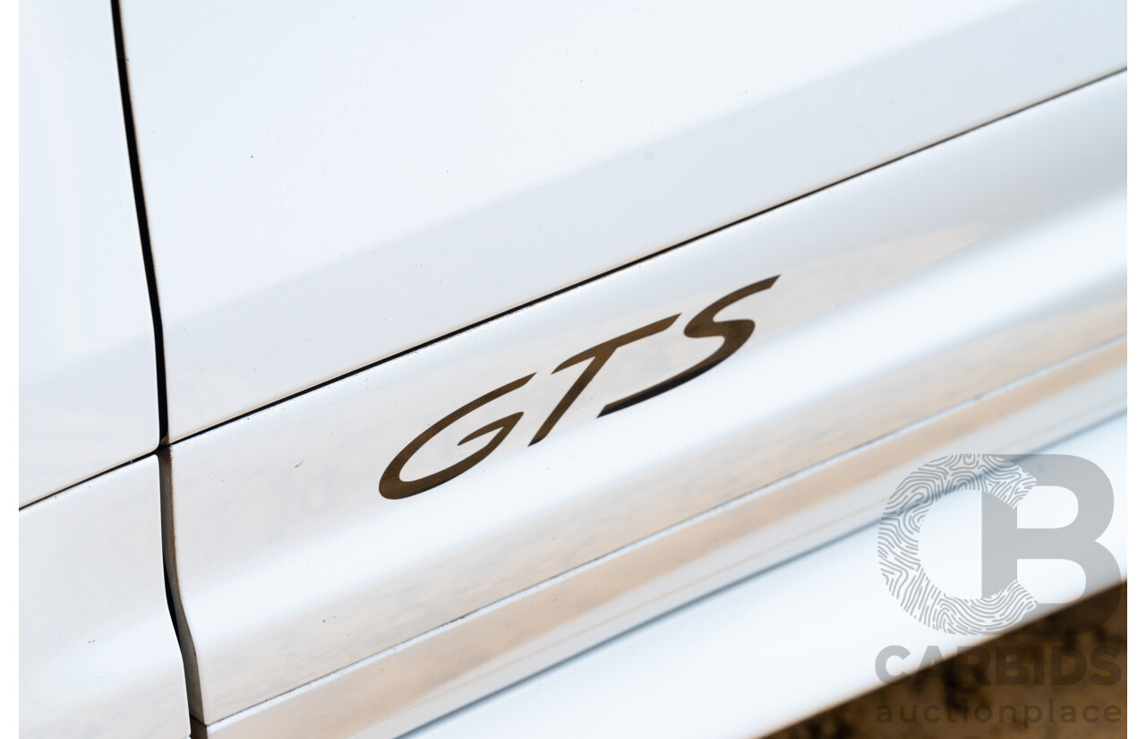 1/2018 Porsche Cayenne GTS (AWD) Series 2 MY18 4d Wagon Carrara White Twin Turbo V6 3.6L