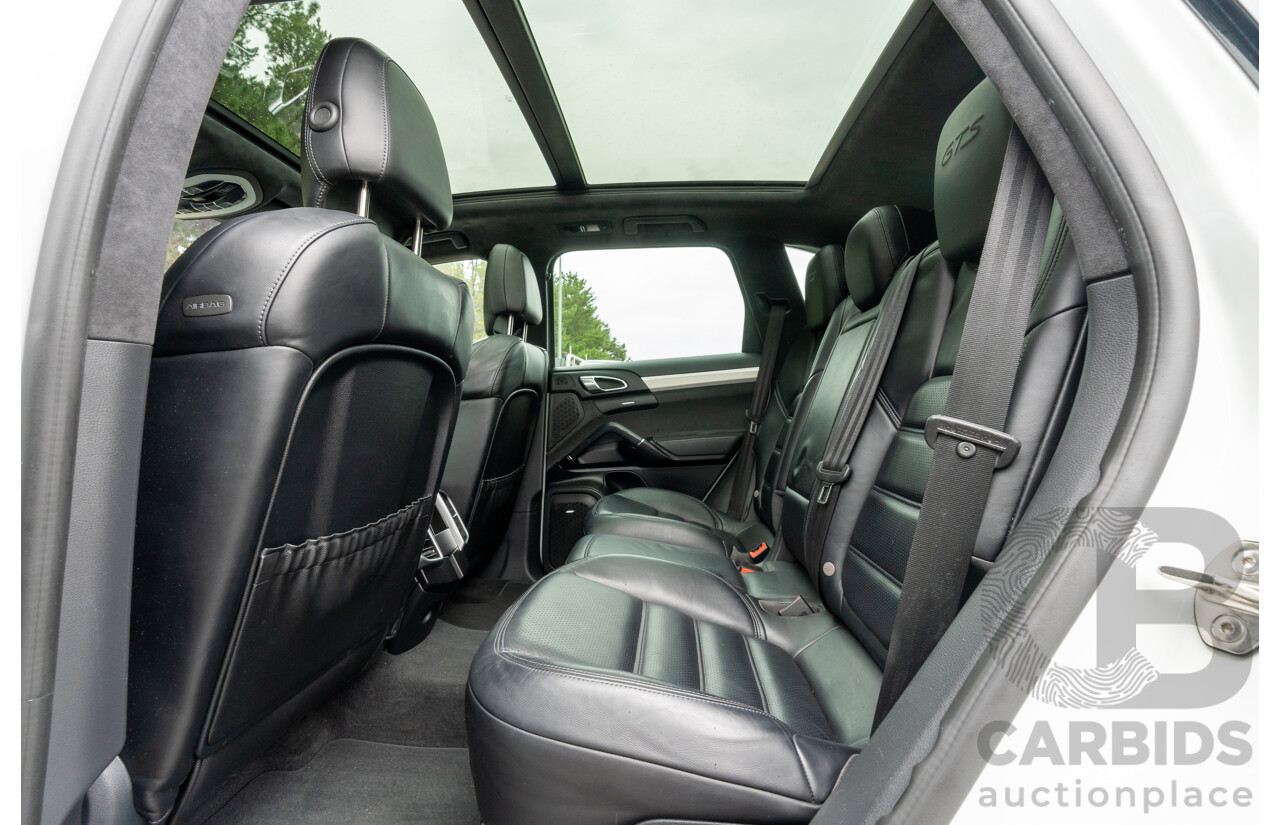 1/2018 Porsche Cayenne GTS (AWD) Series 2 MY18 4d Wagon Carrara White Twin Turbo V6 3.6L