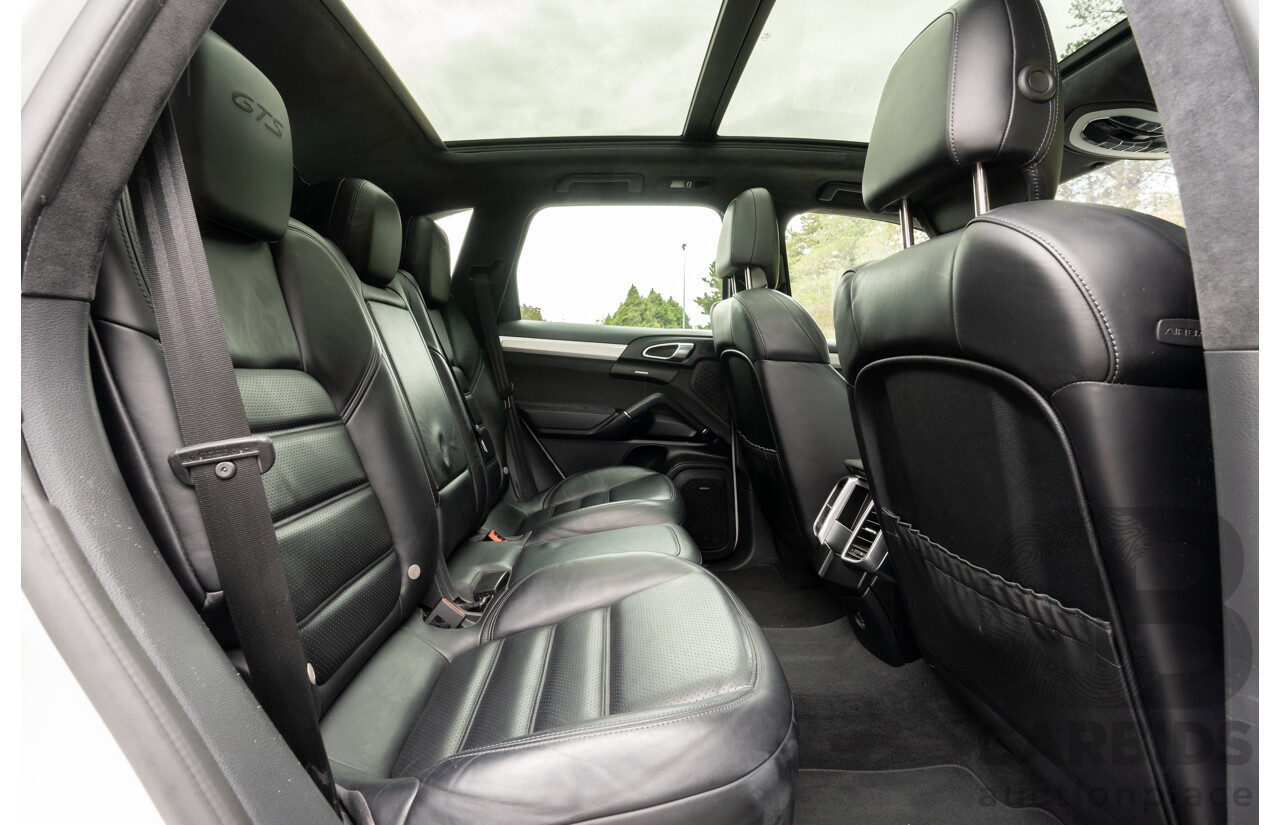 1/2018 Porsche Cayenne GTS (AWD) Series 2 MY18 4d Wagon Carrara White Twin Turbo V6 3.6L