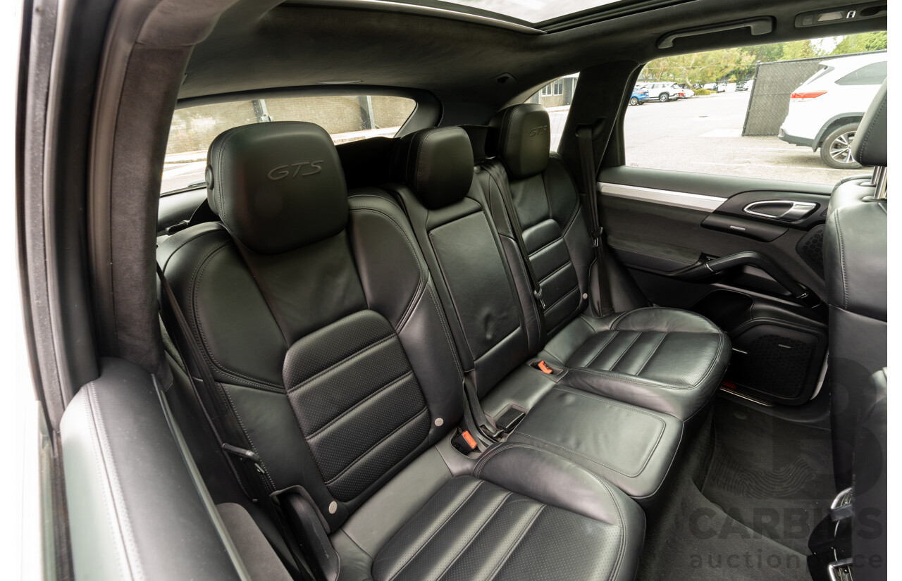 1/2018 Porsche Cayenne GTS (AWD) Series 2 MY18 4d Wagon Carrara White Twin Turbo V6 3.6L