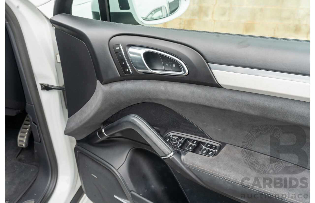 1/2018 Porsche Cayenne GTS (AWD) Series 2 MY18 4d Wagon Carrara White Twin Turbo V6 3.6L