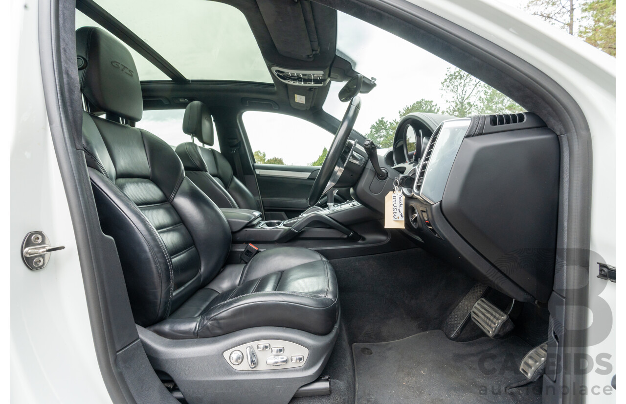 1/2018 Porsche Cayenne GTS (AWD) Series 2 MY18 4d Wagon Carrara White Twin Turbo V6 3.6L