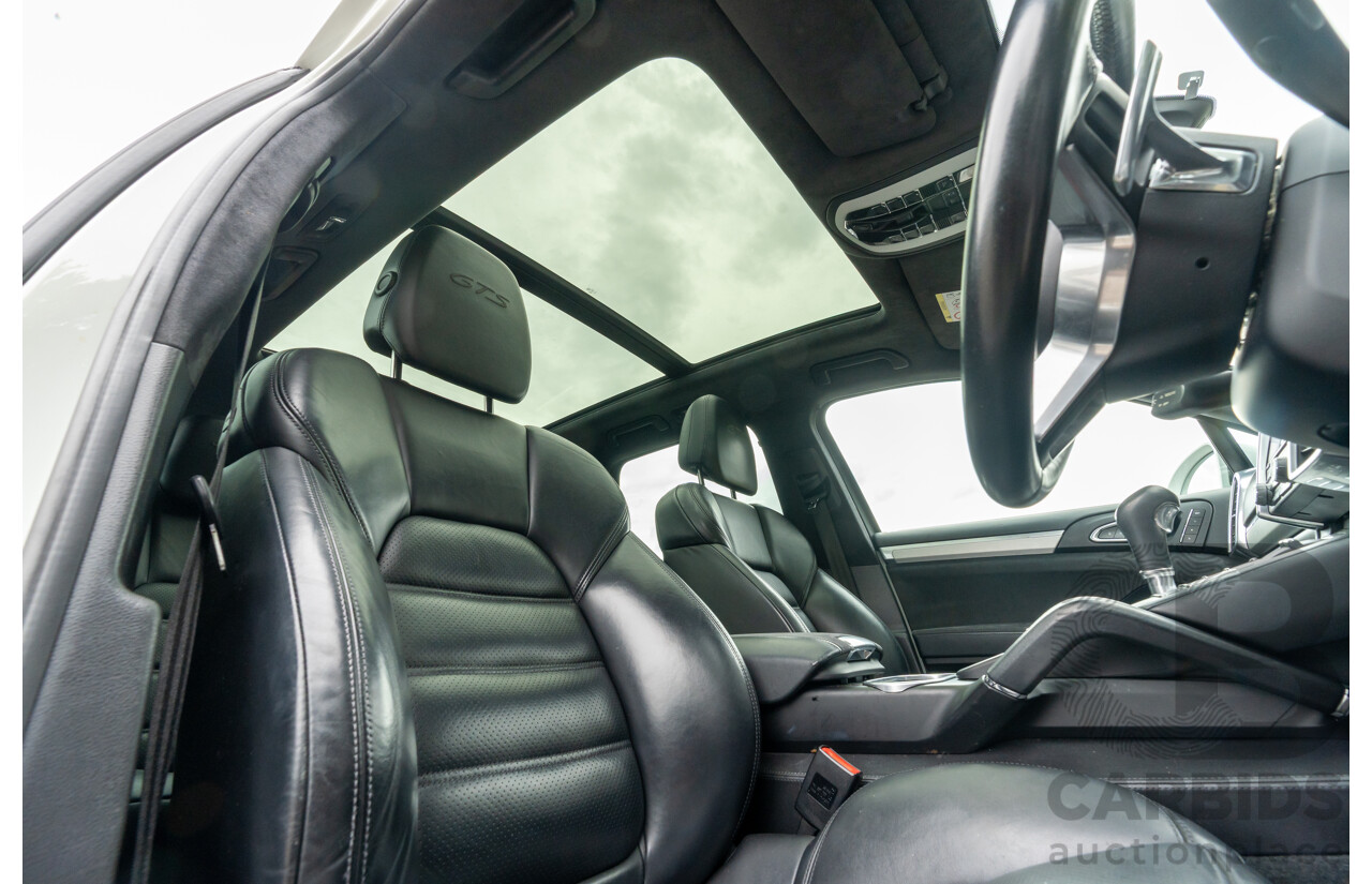 1/2018 Porsche Cayenne GTS (AWD) Series 2 MY18 4d Wagon Carrara White Twin Turbo V6 3.6L