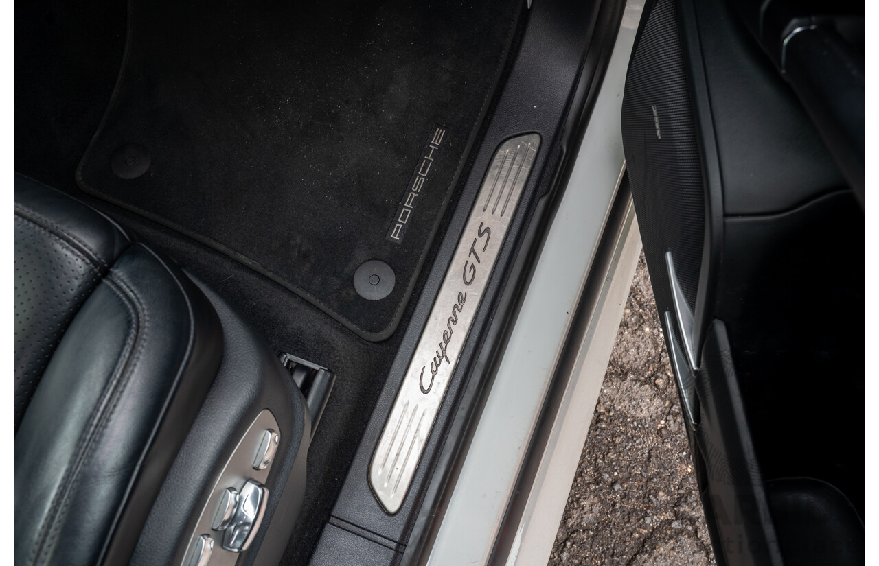 1/2018 Porsche Cayenne GTS (AWD) Series 2 MY18 4d Wagon Carrara White Twin Turbo V6 3.6L