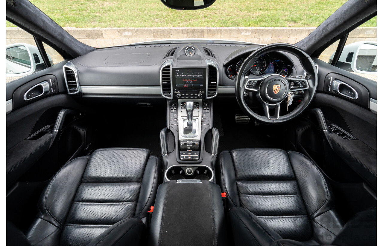 1/2018 Porsche Cayenne GTS (AWD) Series 2 MY18 4d Wagon Carrara White Twin Turbo V6 3.6L