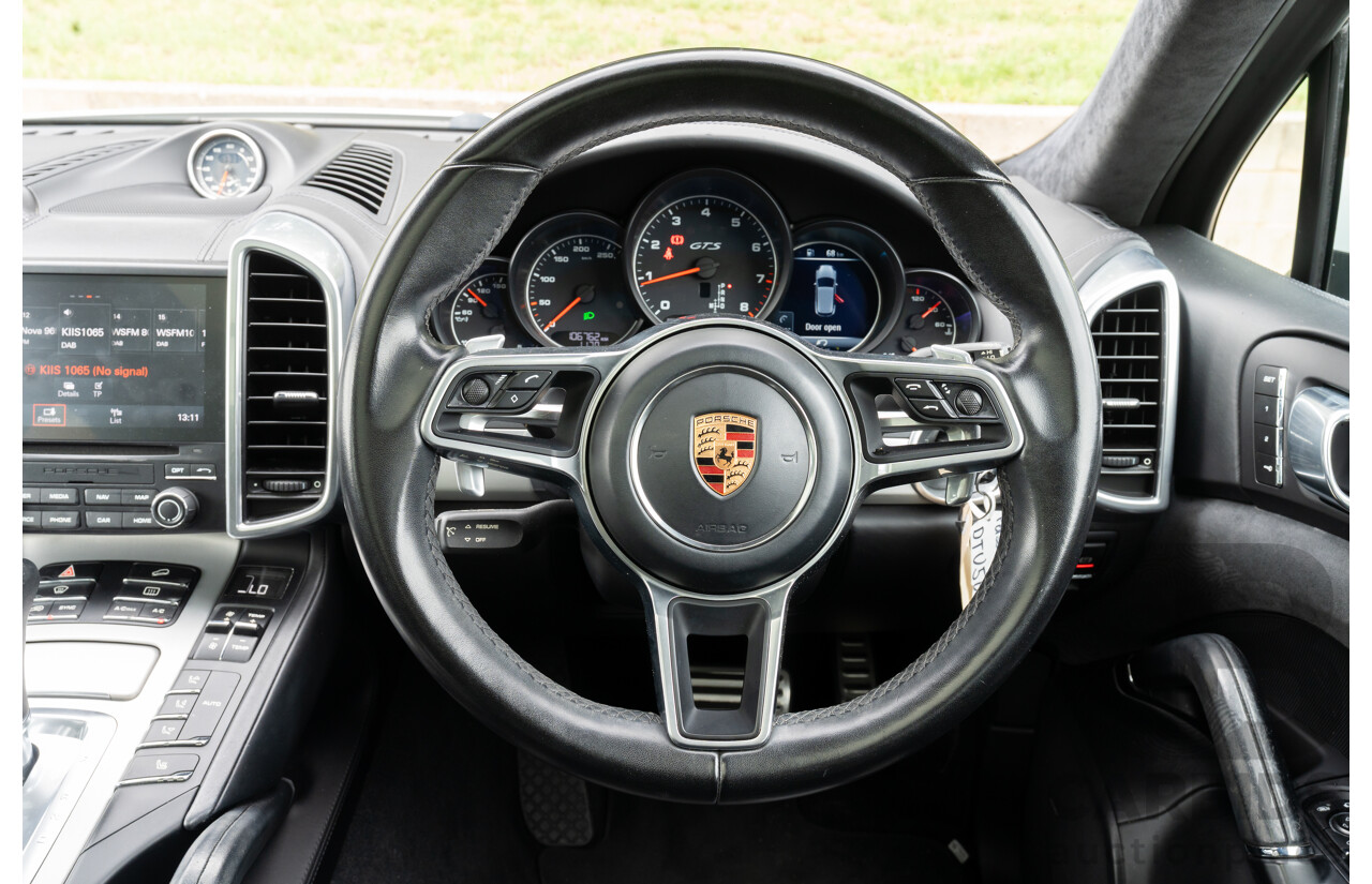 1/2018 Porsche Cayenne GTS (AWD) Series 2 MY18 4d Wagon Carrara White Twin Turbo V6 3.6L