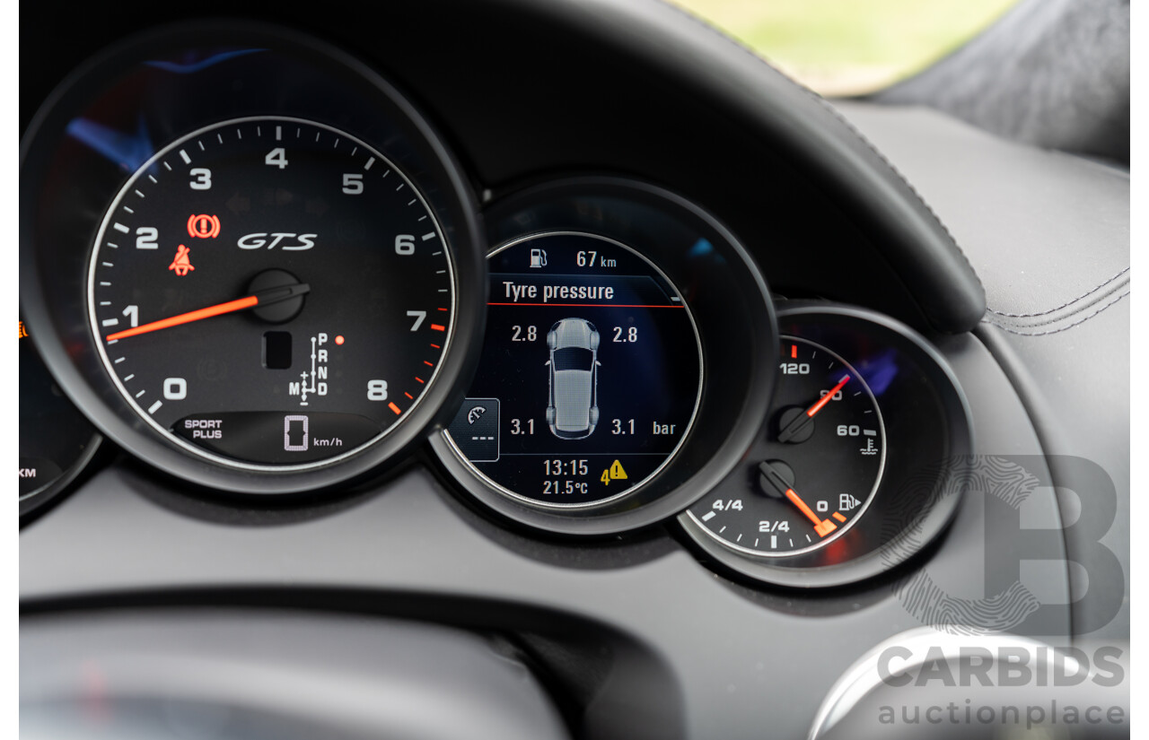 1/2018 Porsche Cayenne GTS (AWD) Series 2 MY18 4d Wagon Carrara White Twin Turbo V6 3.6L